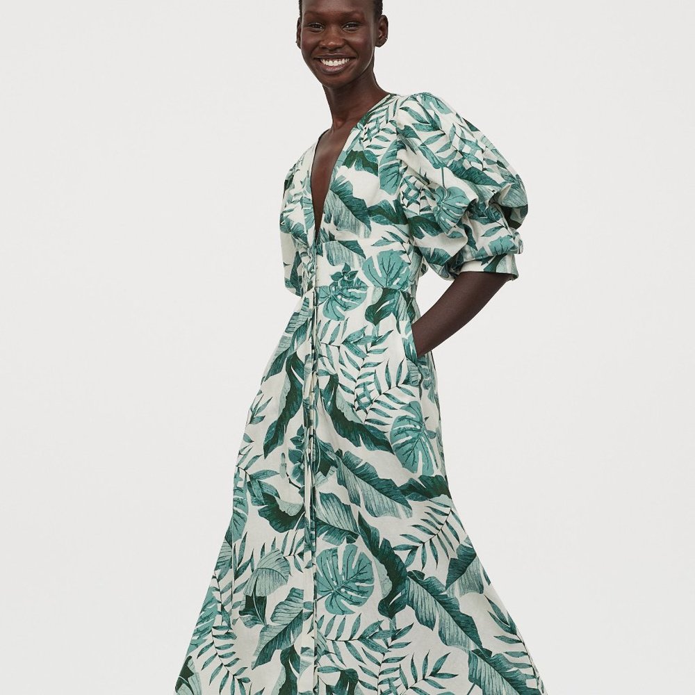 Johanna Ortiz x H&M Linen-blend Dress
